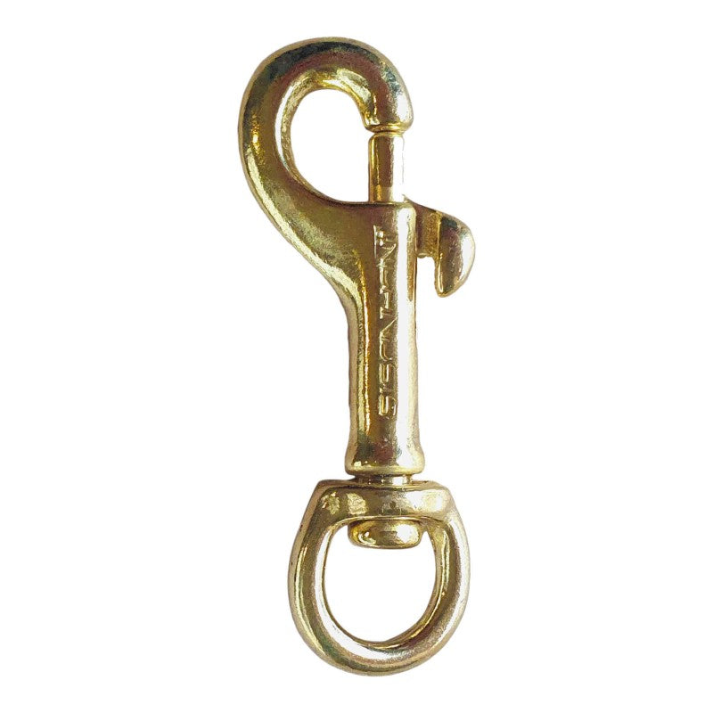 Mousqueton bronze naval pour chien