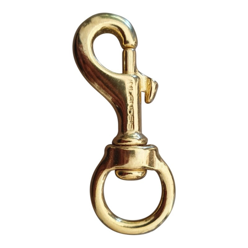 Mousqueton bronze naval pour chien