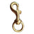 Mousqueton bronze naval pour chien